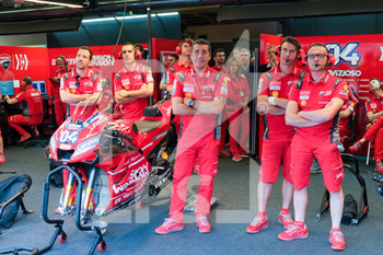 2019-05-31 - Team Mission Winnow Ducati ai Box durante le FP2 - GRAND PRIX OF ITALY 2019 - MUGELLO- BOX - MOTOGP - MOTORS